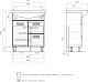 Volna Тумба под раковину Joli 70.1D.2Y белая – картинка-14